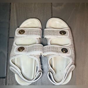 H&M Women's Sandals in Cream and White